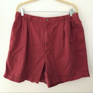 Vintage High Waisted 90’s Shorts Red Plus Size